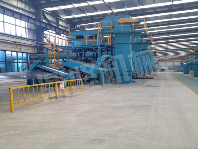  薄板 鋼帶拋丸機