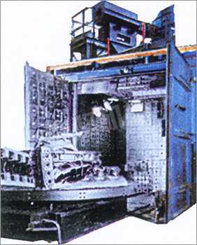  轉(zhuǎn)臺(tái)式拋噴丸清理機(jī)