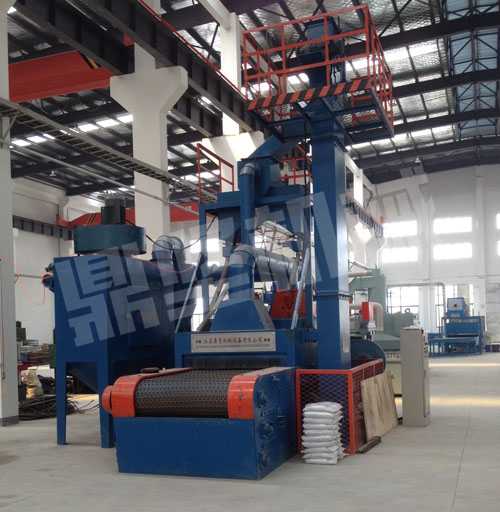  網帶通過式拋丸機